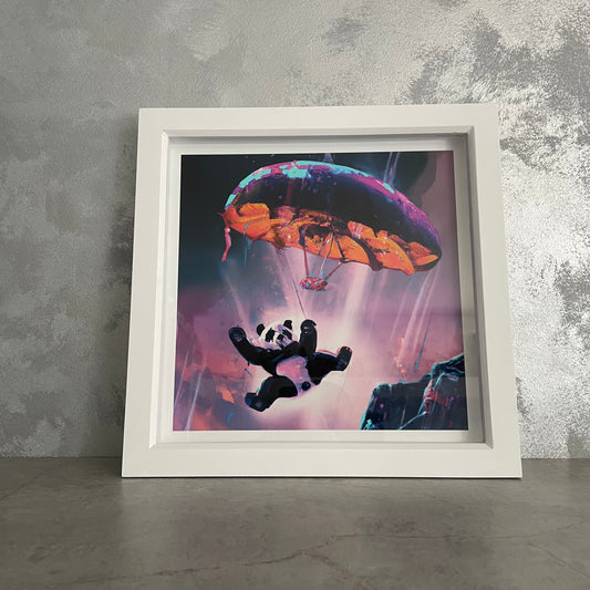 Panda Parachuting