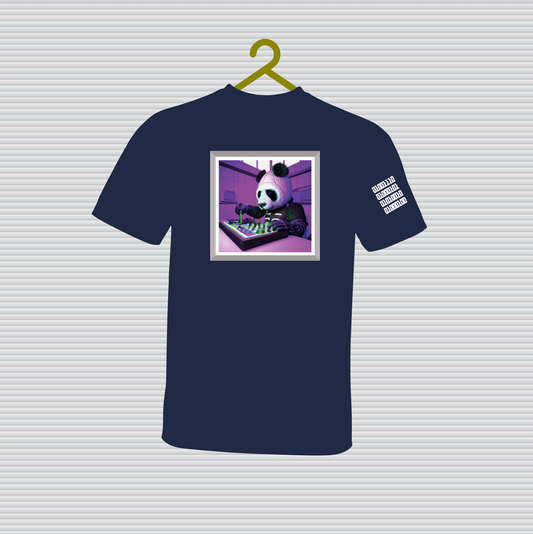 Panda Chess Player Navy