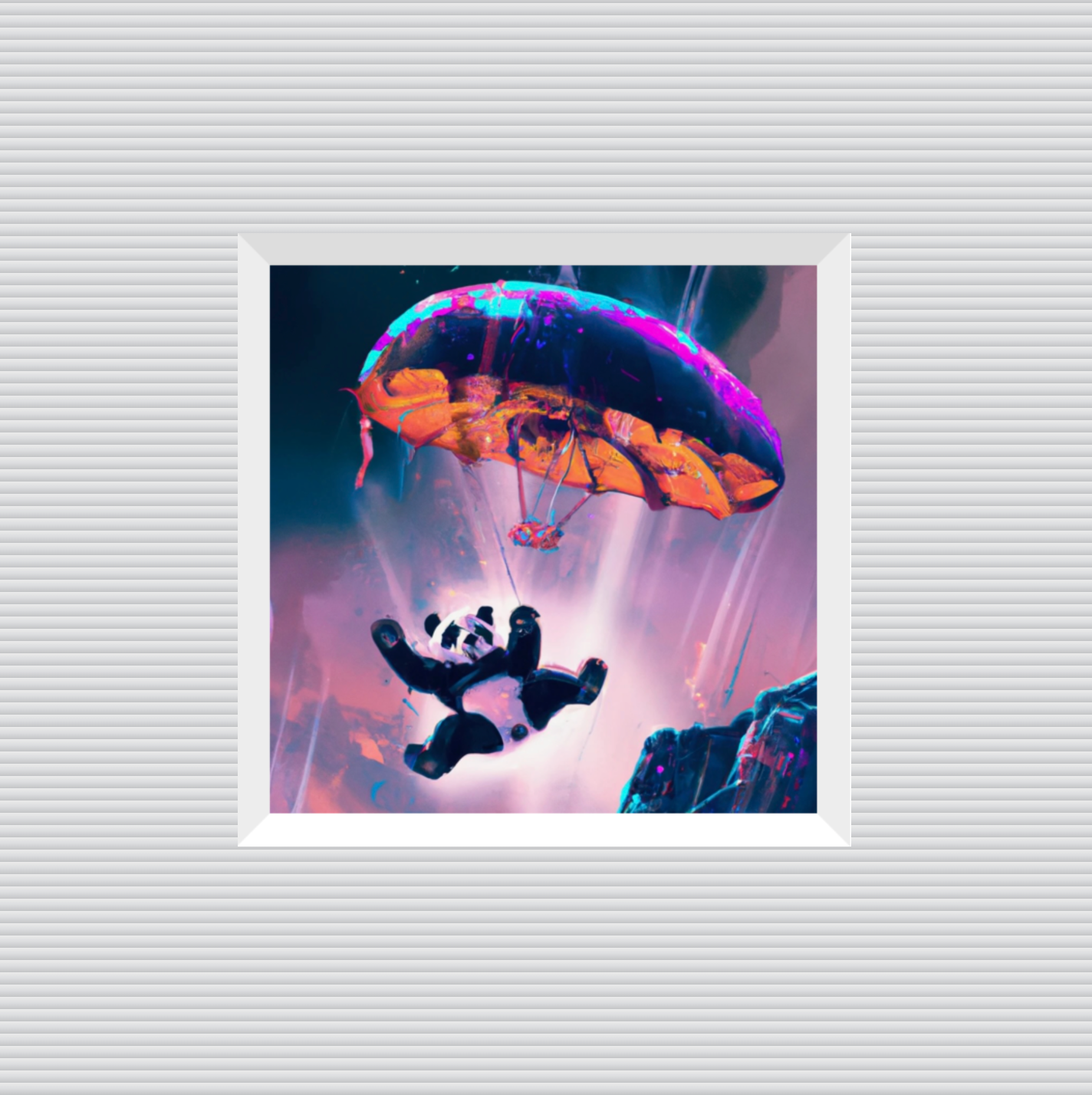 Panda-Parachute Navy